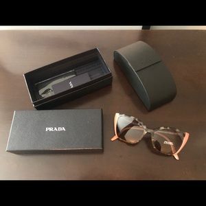 Prada 54 mm square sunglasses
